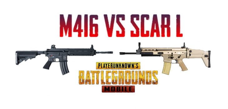 Scar L Vs M416 Damage In Pubg Mobile Pubg Lite Mobile