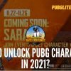 Unlock PUBG Characters