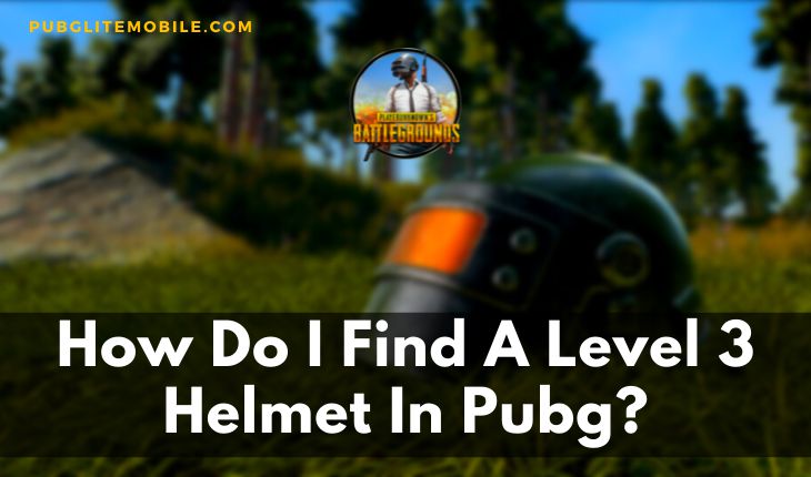Find A Level 3 Helmet In Pubg