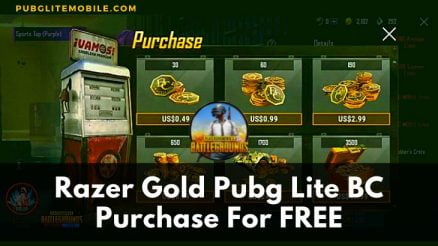 Razer Gold Pubg Lite BC Purchase For FREE