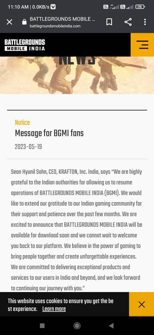 bgmi official twitter